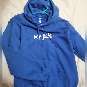 Blue Boy Pablo Merch Hoodie 💙- unisex small